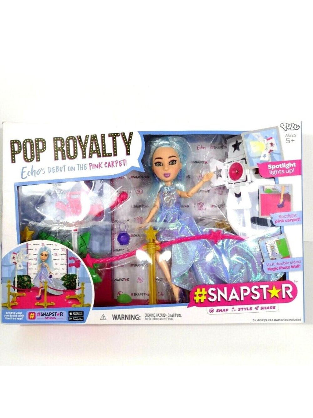 Snapstar Pop Royalty Echos Debut on the Pink Carpet Doll Working Spotlight NEW